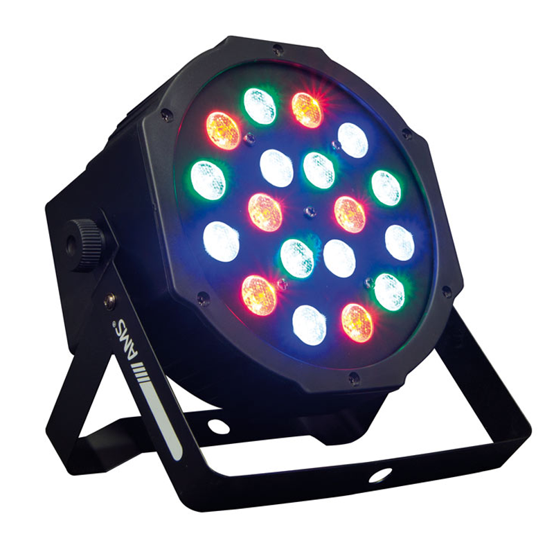 Tacho LED RGB con batería recargable 18X1W BAT 54 AMS – LucesPRO