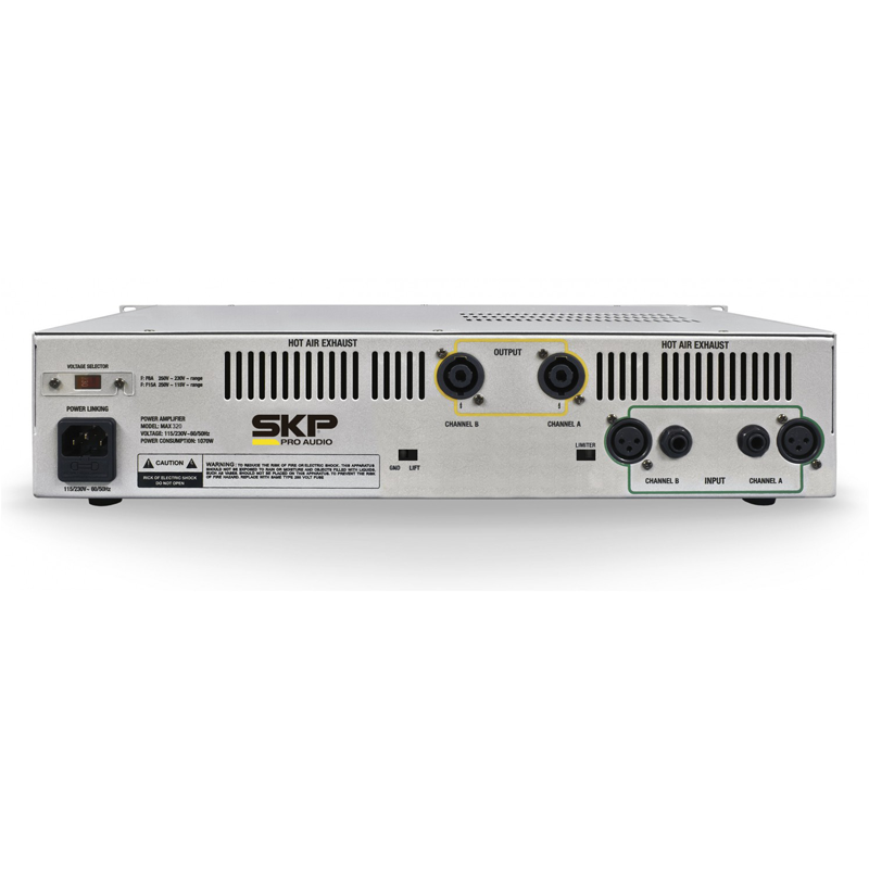 Mini amplificador de audio comercial con bluetooth PW-45BT SKP – LucesPRO