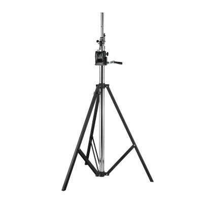 Trípode con malacate, luces, truss, 4mt, 90kg. INZZANE BL001